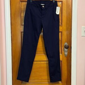 Maison Jules Blue Indigo Navy Tapered Pants Women’s Oversized 0